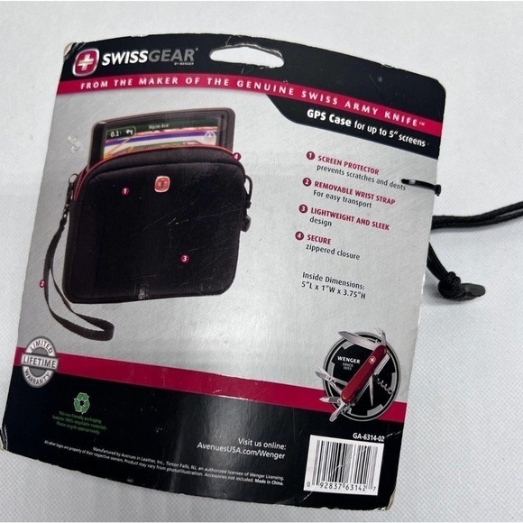 Swissgear by Wenger GPS Case for up to 5" Screen The Delta Collection GA-6314-02 - Picture 3 of 5